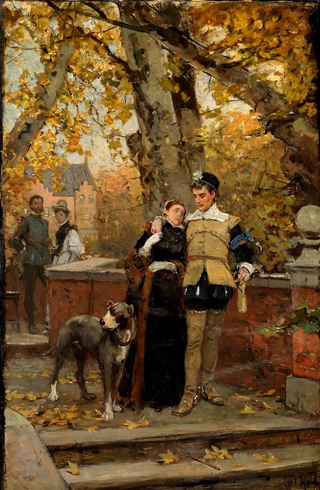 Carl Hoff (1807) - Vor dem Ausmarsch - 1146 - Staatliche Kunsthalle Karlsruhe
