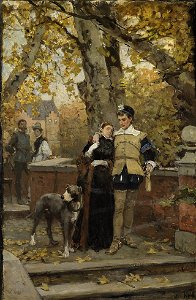 Carl Hoff (1807) - Vor dem Ausmarsch - 1146 - Staatliche Kunsthalle Karlsruhe