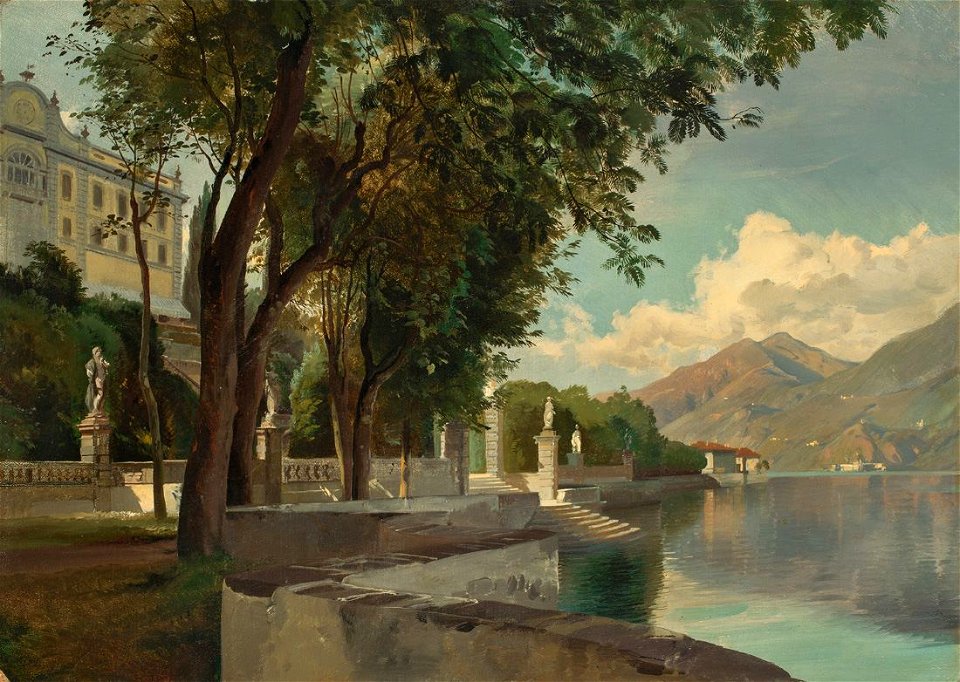 Carl Hummel Die Villa Carlotta am Comer See 1855