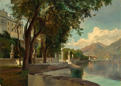 Carl Hummel Die Villa Carlotta am Comer See 1855