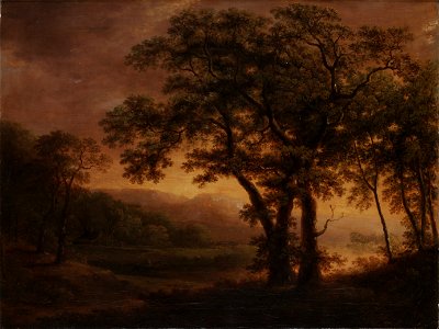 Carl Johan Fahlcrantz - Romantiskt insjölandskap