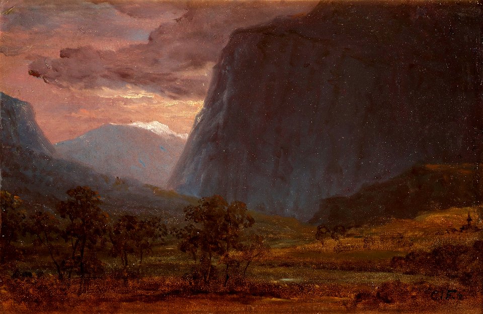 Carl Johan Fahlcrantz, Fortunadalen, Norge