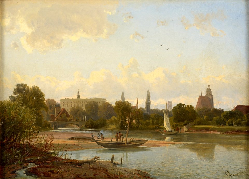 Carl Irmer Stadtansicht 1858