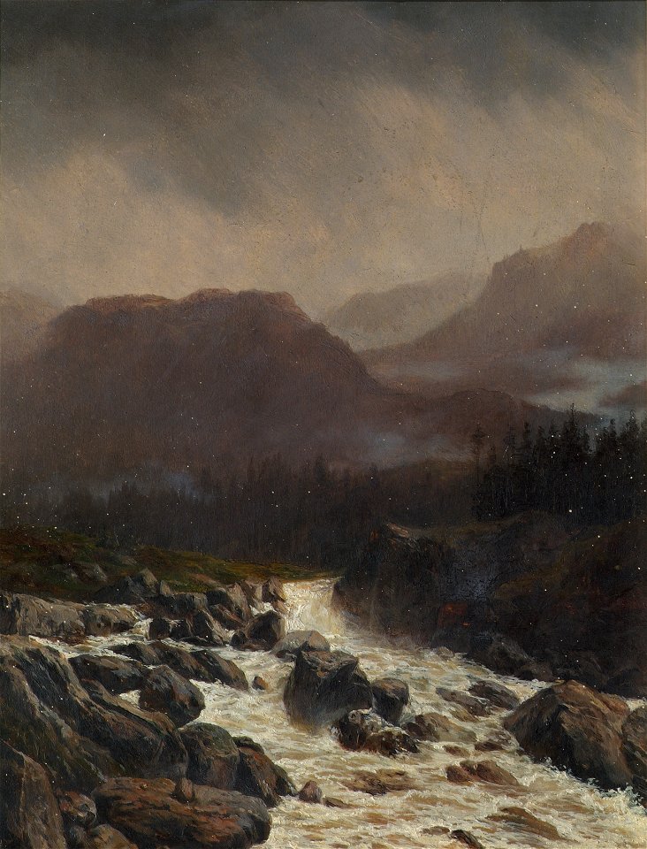 Carl Höflmayr - Regenlandschaft - 3118 - Kunsthistorisches Museum