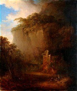 Carl Johan Fahlcrantz, Skymningslandskap med ruiner, 1809