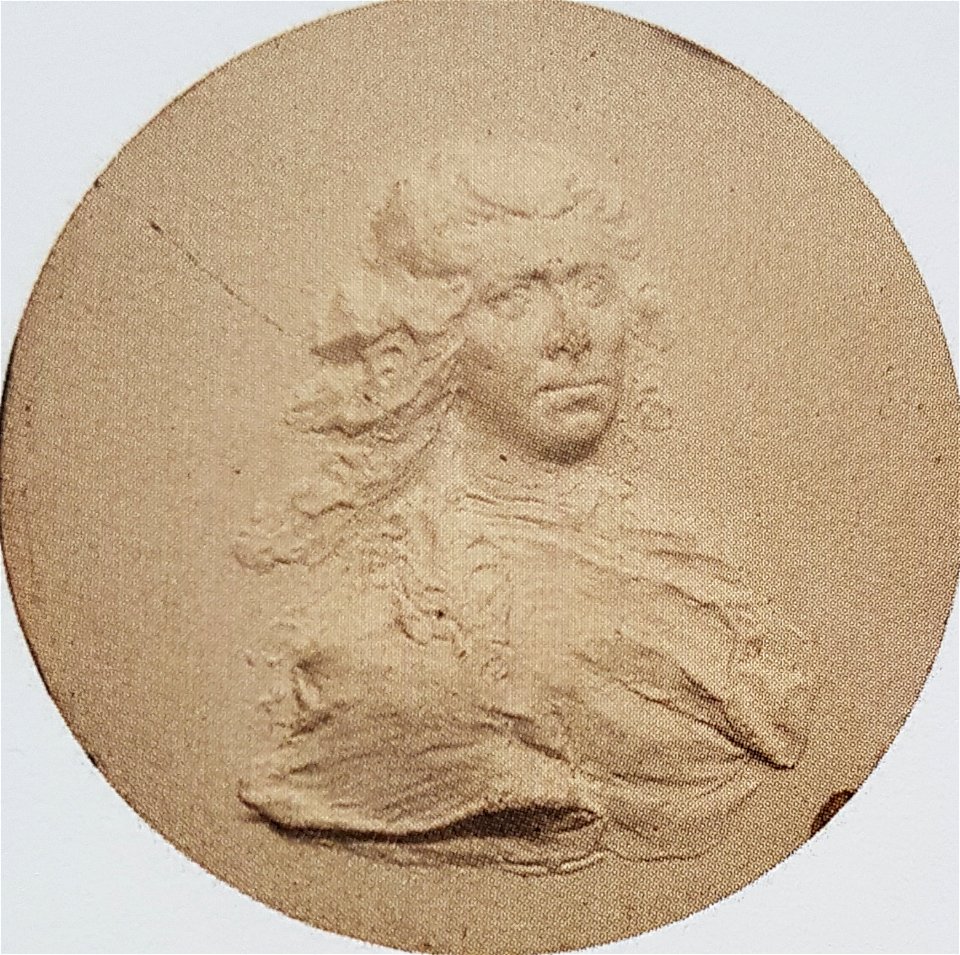 Carl Johan Hedlinger x självporträtt gips