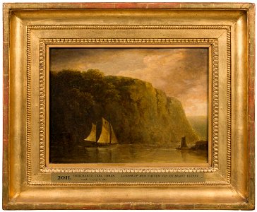 Carl Johan Fahlcrantz - Landscape with Water and a Steep Rock - NM 2011 - Nationalmuseum