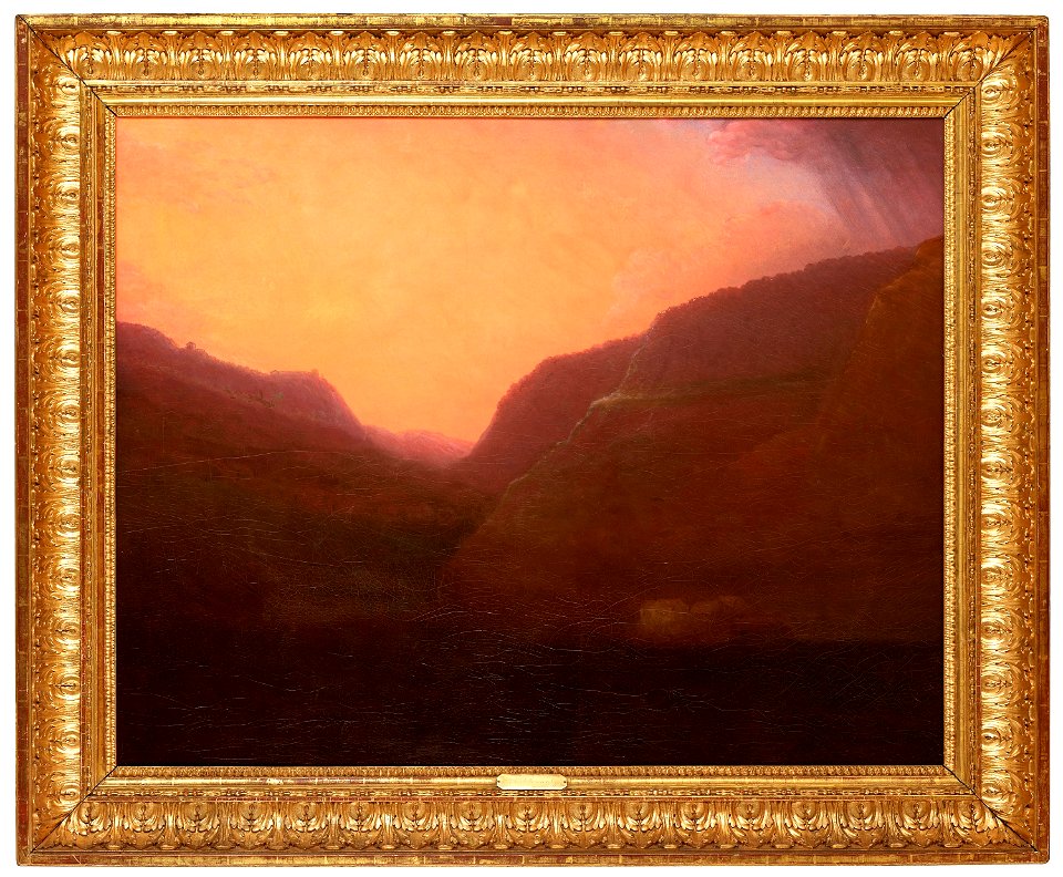 Carl Johan Fahlcrantz, Utsikt av Tistedalen med Fredrikshalls stad och Fredrik Fästning i fonden