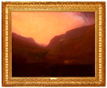 Carl Johan Fahlcrantz, Utsikt av Tistedalen med Fredrikshalls stad och Fredrik Fästning i fonden