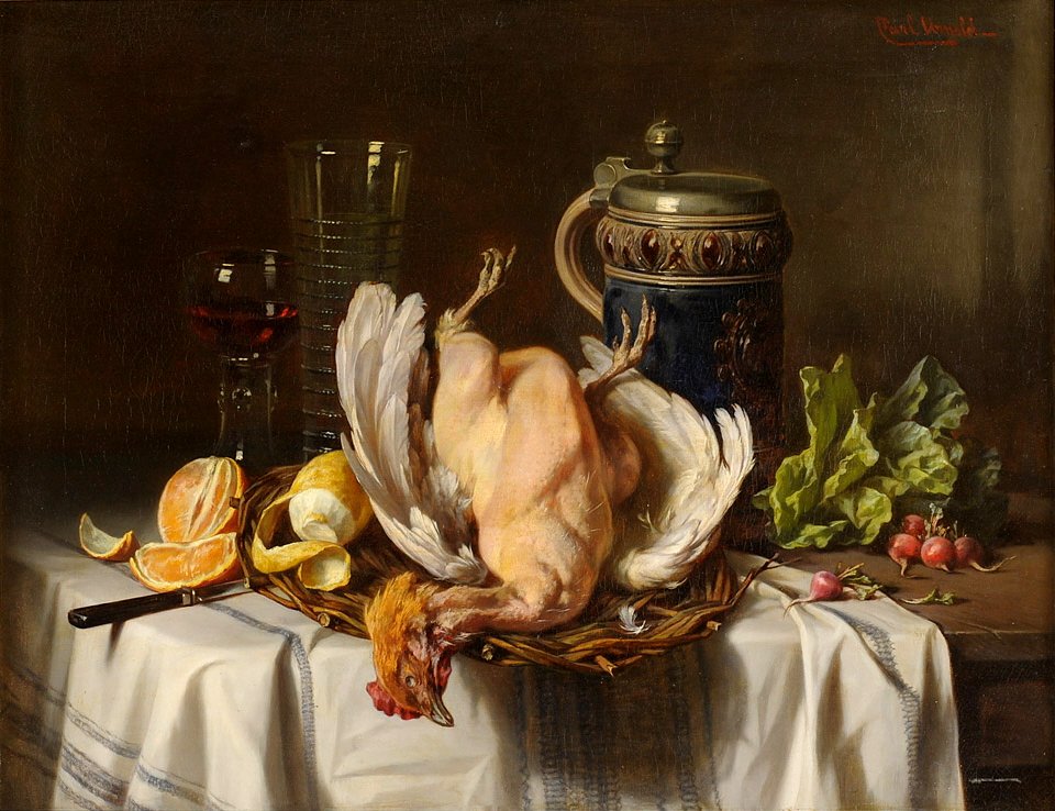 Carl Johann Arnold Küchenstillleben