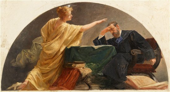 Carl Johann Peyfuss Lunette für den Justizpalast 1899 1