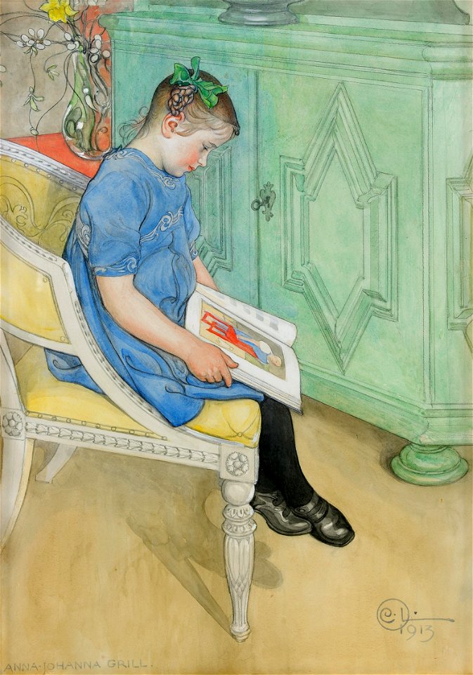 Carl Larsson - Anna-Johanna