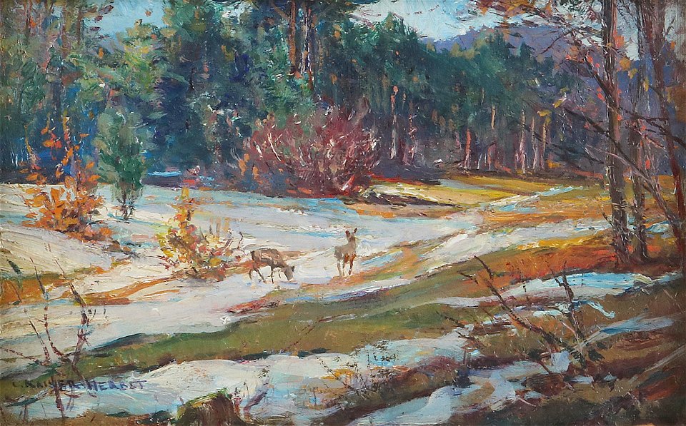 Carl Kaiser-Herbst Wienerwald im Februar