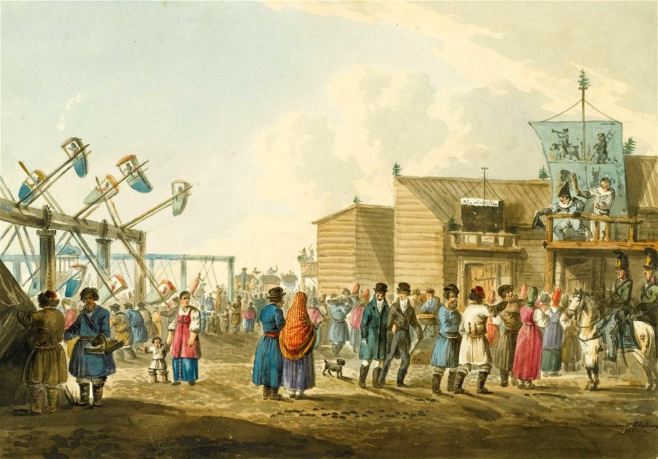Carl Kollmann Foire russe