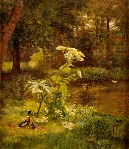 Carl Jutz Waldsee mit Enten