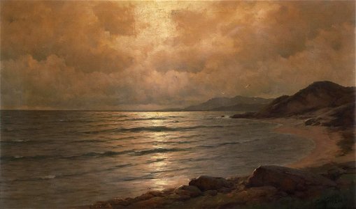 Carl Kenzler Sonnenuntergang an der Küste