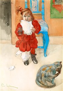 Carl Larsson - Brita i konfektyrburken 1894
