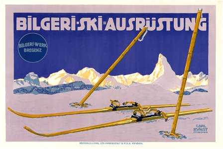 Carl Kunst Bilgeri-Ski-Ausrüstung