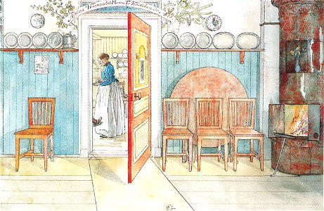 Carl Larsson - Gamla Anna - Ett hem - 1899
