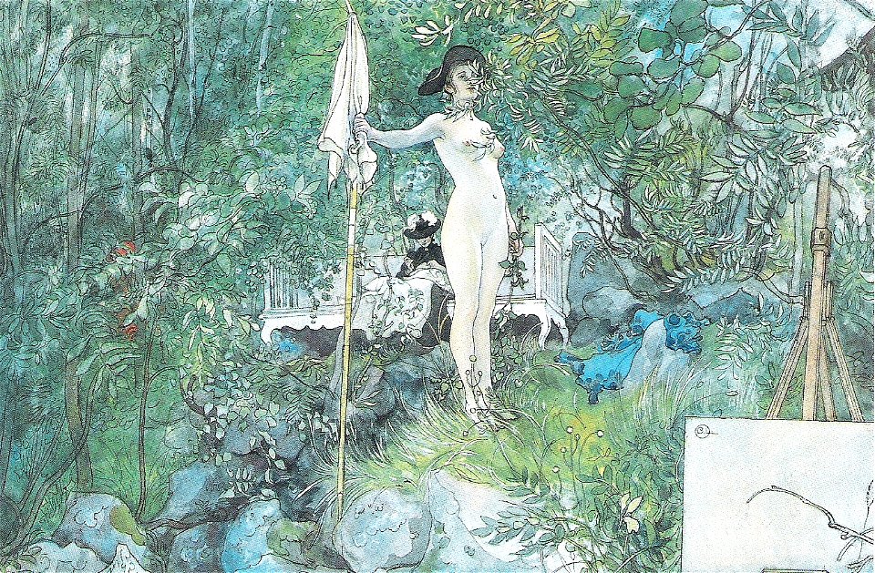 Carl Larsson - Friluftsateljé - Ett hem - 1899