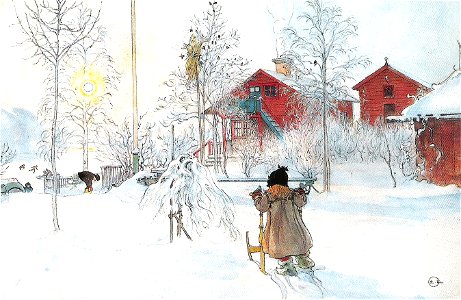 Carl Larsson - Gården och Brygghuset - Ett hem - 1899