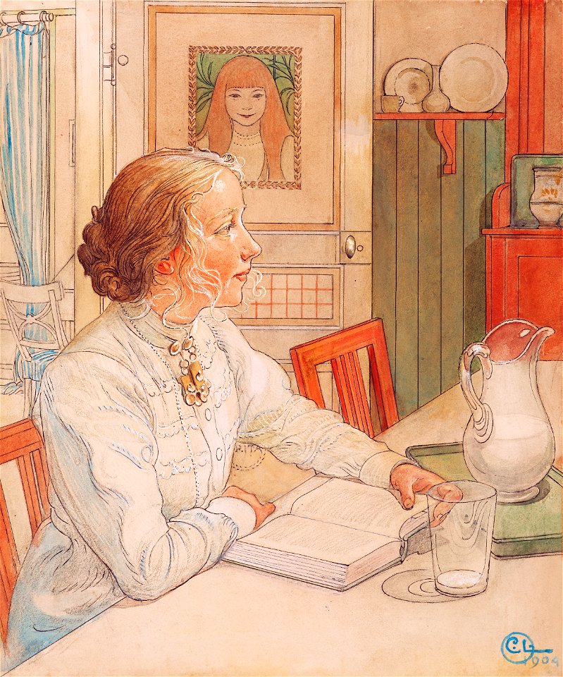 Carl Larsson - Min äldsta dotter 1904