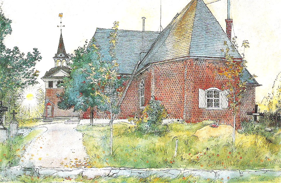 Carl Larsson - Sundborns gamla kyrka - Ett hem - 1899