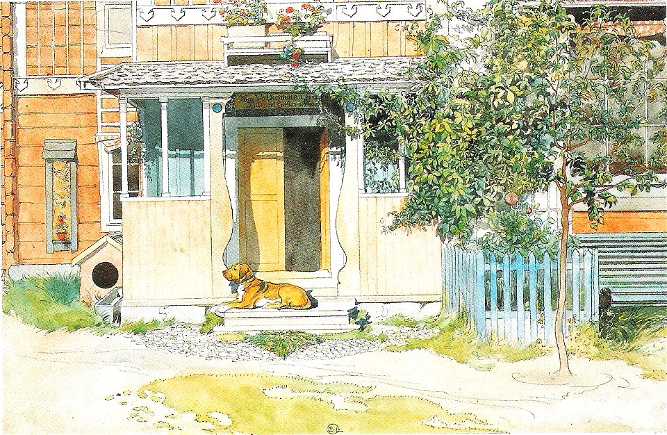 Carl Larsson - Verandan - Ett hem - 1899