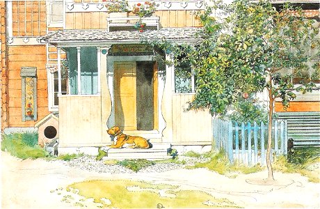 Carl Larsson - Verandan - Ett hem - 1899