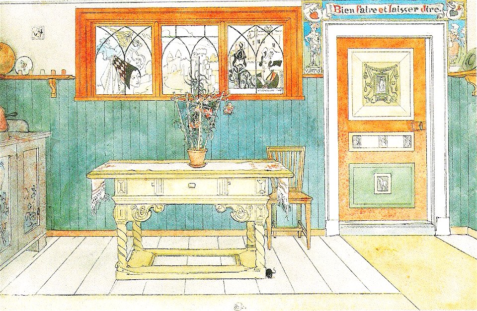 Carl Larsson - Matsalen - Ett hem - 1899