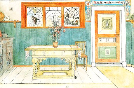 Carl Larsson - Matsalen - Ett hem - 1899