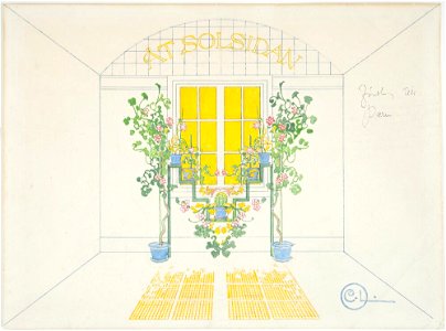 Carl Larsson - Åt Solsidan - NMB 2622 - Nationalmuseum