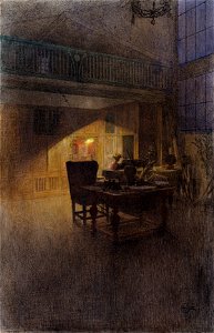 Carl Larsson At the Piano Thielska 222