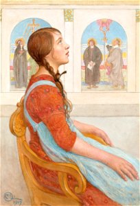Carl Larsson - Uppenbarelse 1917