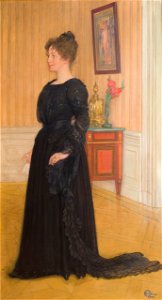 Carl Larsson Portrait of Mrs. Signe Thiel Thielska 204