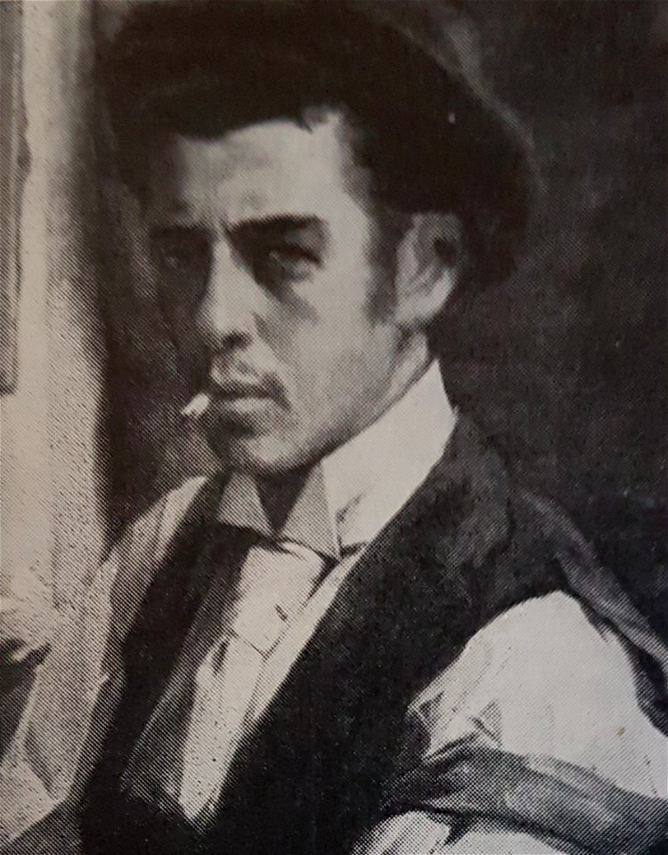 Carl Lotave självporträtt