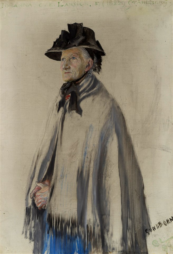 Carl Larsson Portrait of the Artist's Mother Thielska 210