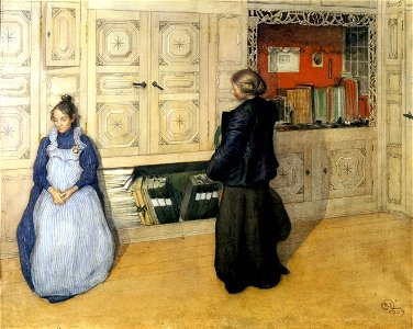 Carl Larsson Mother and Daughter Thielska 213