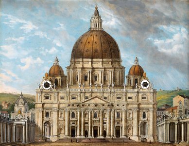 Carl Ludwig Hofmeister Bilderuhr Petersdom 1823