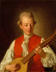 Carl Michael Bellman, 1740-1795, skald (Per Krafft d.ä.) - Nationalmuseum - 15731