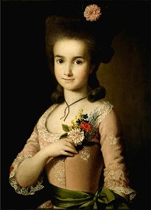 Карл Людвиг Христинек - Портрет девочки (1781)