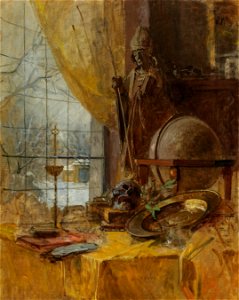 Carl Moll - Atelieransicht