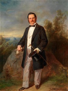 Carl Martin Ebersberg Bildnis des Josef Edler von Kriehuber