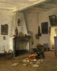 Carl Maria Seyppel Der Bücherwurm 1904