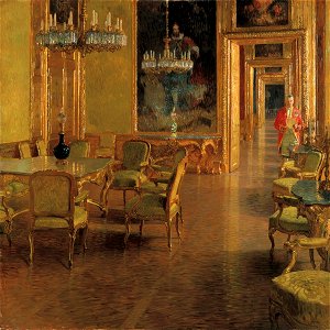Carl Moll-Interior at the Winter Palace of Prince Eugene of Savoy