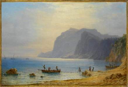 Carl Morgenstern - Küste von Capri - 11607 - Bavarian State Painting Collections