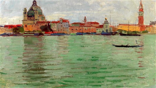 Carl Moll - Venice, Santa Maria della Salute and Campanile di San Marco
