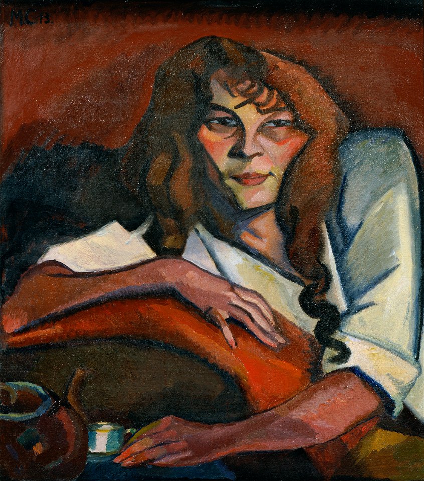Carl Moritz Cammerloher - Mädchenbildnis - 8425 - Österreichische Galerie Belvedere