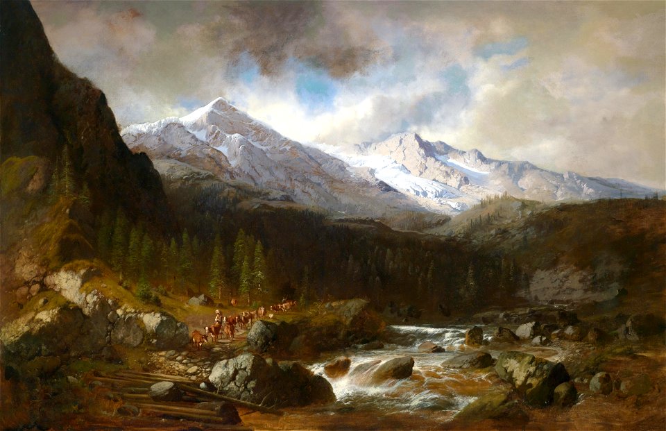 Carl Millner Viehabtrieb 1856