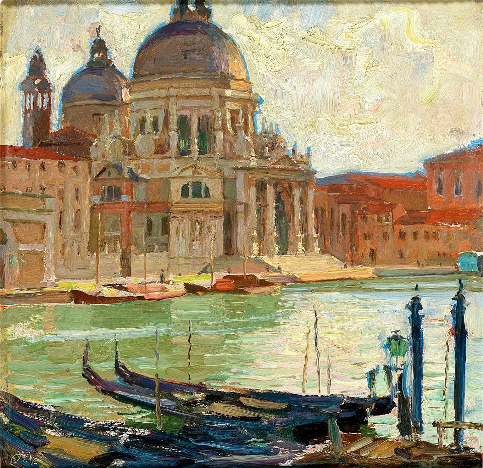 Carl Moll - Kirche in Venedig